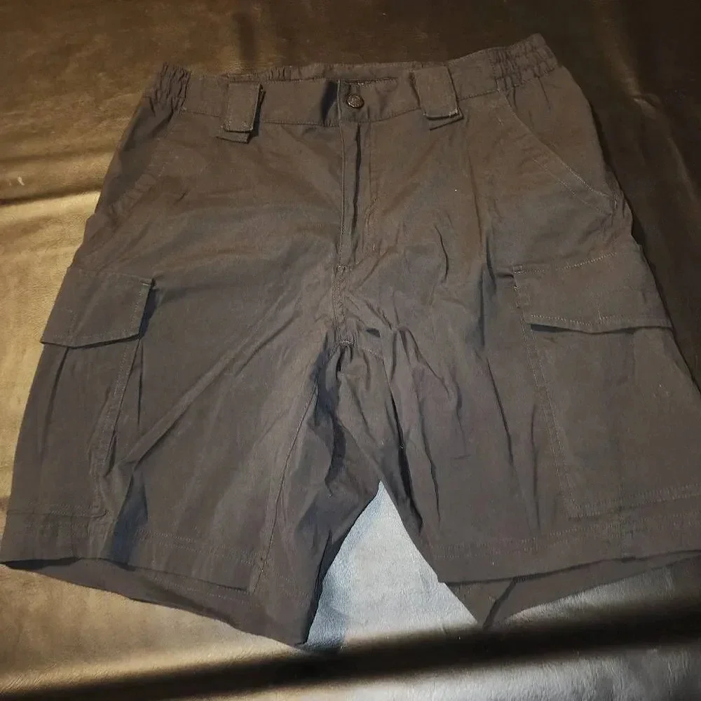 5.11 Tactical Mens Black Cargo Shorts 30